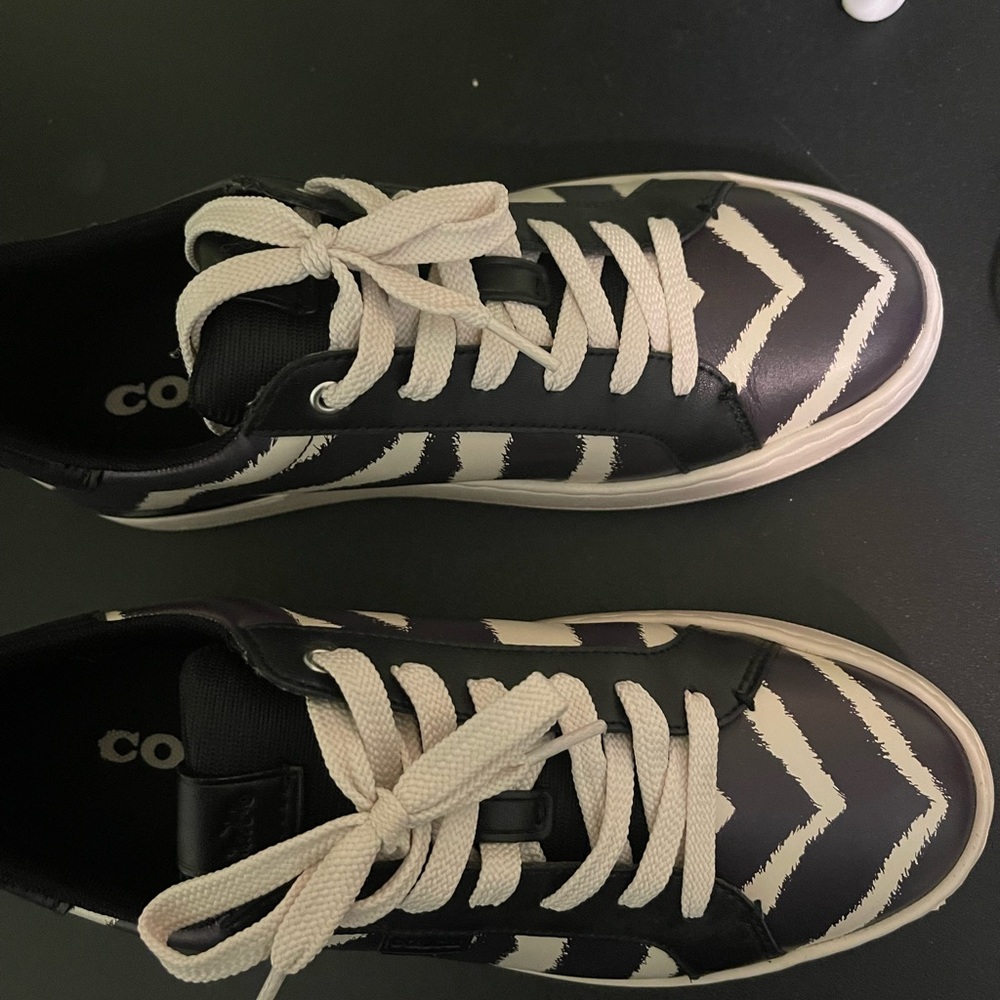 Coach Zebra Women's Sneakers - Picture 3 of 6